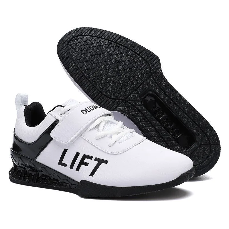 

2025 New Weight Lifting Sneakers Men Black White Squatting Shoes for Mens High Quality Indoor Gym Shoes Man Sports Shoe