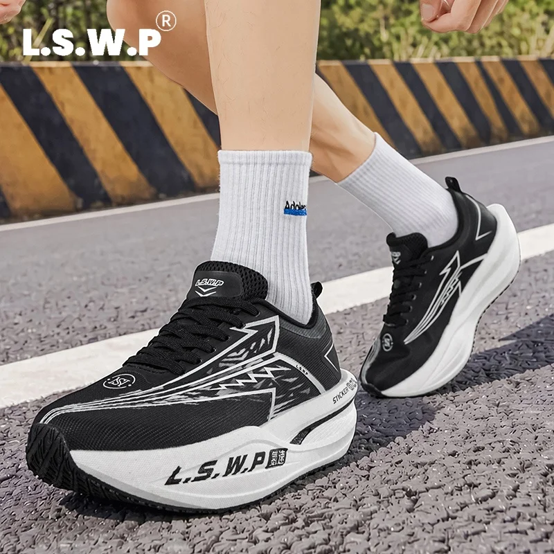 Men's Running Shoes, Comfortable and Breathable, with Soft Lining, Autumn and Winter Sports Shoes, Unisex, Suitable for Outdoor Walking and Fitness Workouts view 5
