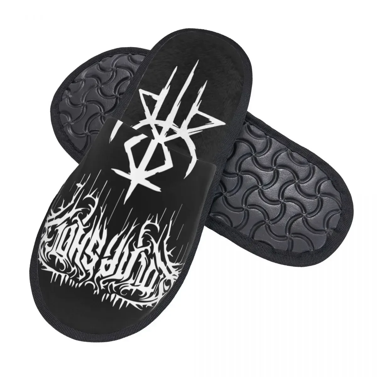 Lorna Shore Merch Lorna Shore Logo Men Women Furry slippers Warm special Home slippers pantoufle homme