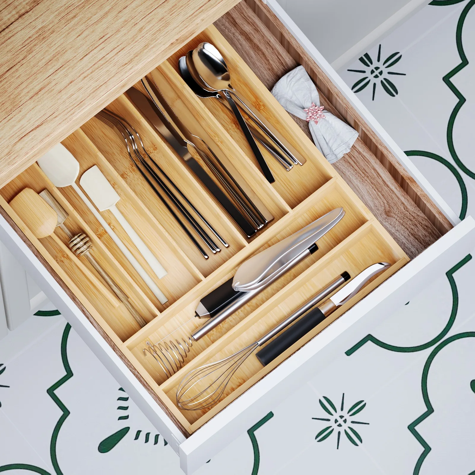 Plateau de rangement pour couv - Office Drawer Organizer avis et prix