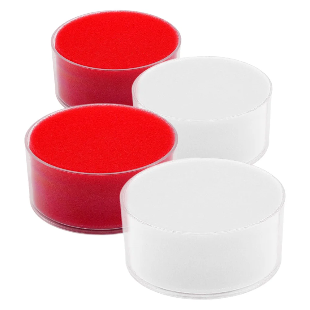 ฟองน้ำนับเงิน 4 ชิ้น สำหรับนับเงินสดในธนาคาร อุปกรณ์จัดการเงิน ฟองน้ำเปียกสำหรับนับเงิน อุปกรณ์แคชเชียร์ ที่จัดระเบียบบนโต๊ะ