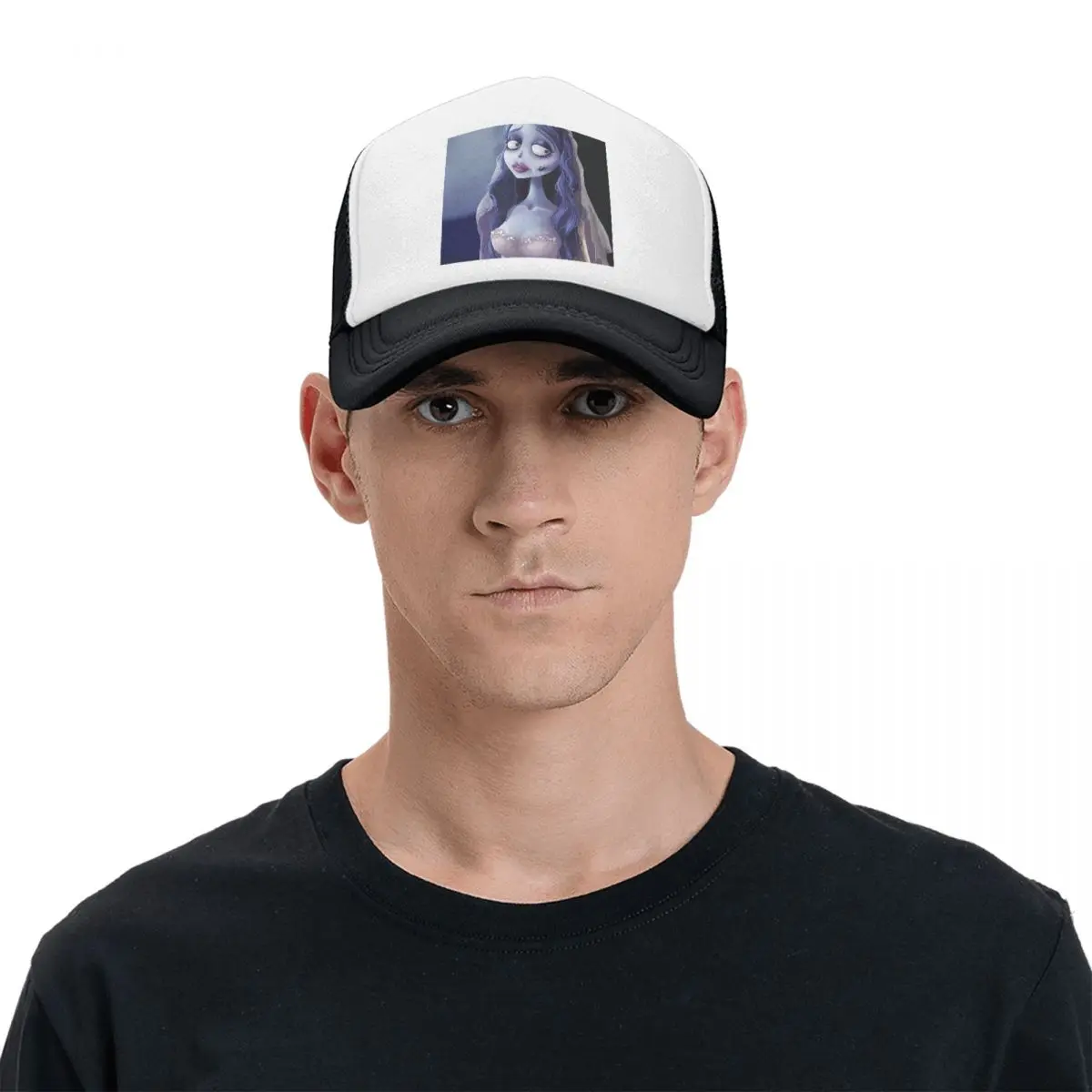 Emily The Corpse Bride Cap Fashion Mesh Baseball Caps Adjustable Hat Hip Hop Summer Unisex Baseball Hats