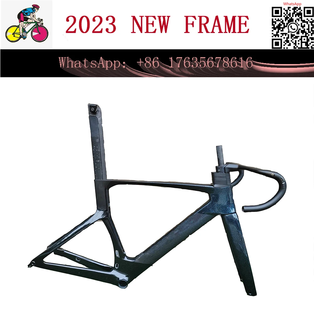 2025 Foil Road Carbon Frameset Bicycle Frame Road Bike Carbon Frames BB86 UPS DPD shipping Chameleon Color 01