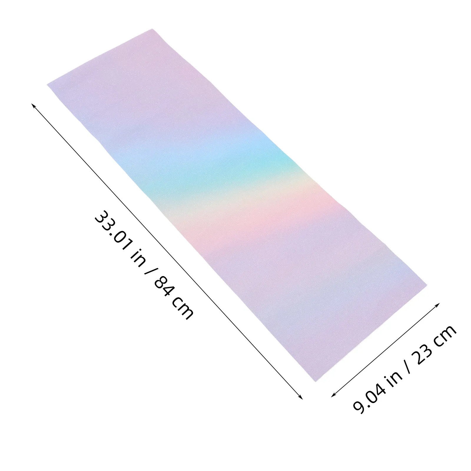 Skateboard Grip Tape Rainbow Non Slip Sandpaper Sticker for Scooter Surfboard Deck Protection Textured Surface