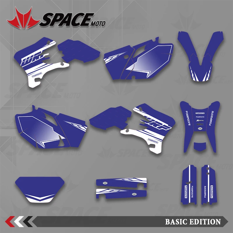 

SPACE MOTO графический фон наклейки наклейки мотоцикл для YAMAHA 03-04 05-06 WRF 250 450