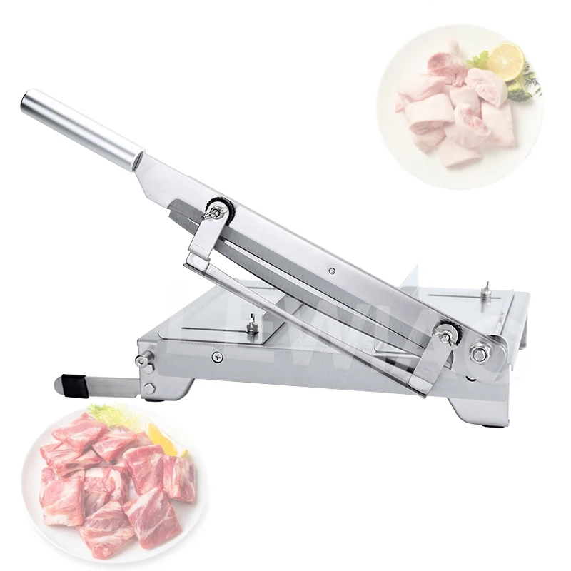 Machine à découper la viande en acier inoxydable, commerciale, 13.5 pouces, pour poulet, canard, poisson, os de mouton
