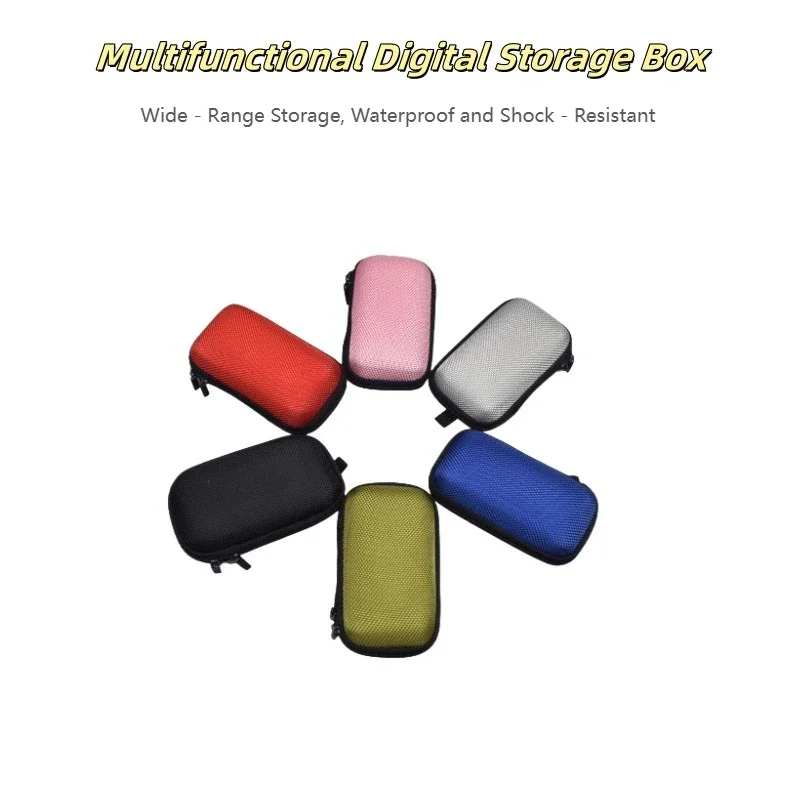 

For Cable Charger Earphone U Disk， Wear Resistant Woven Bag， Portable Waterproof Mini Storage Pouch