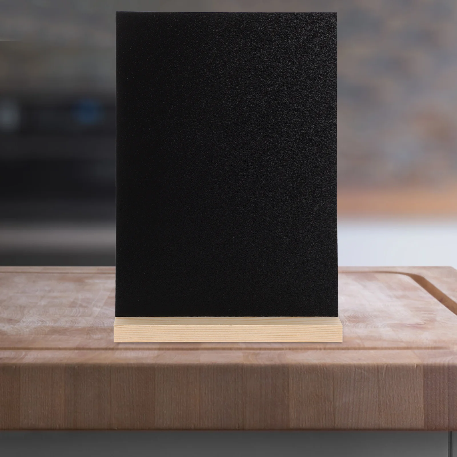 مجموعتان من السبورة الخشبية حامل سطح المكتب السبورات الصغيرة للكتابة على سحر ريفي أنيق وظيفي متعدد الاستخدامات يستخدم مدمج يدوم طويلاً #1