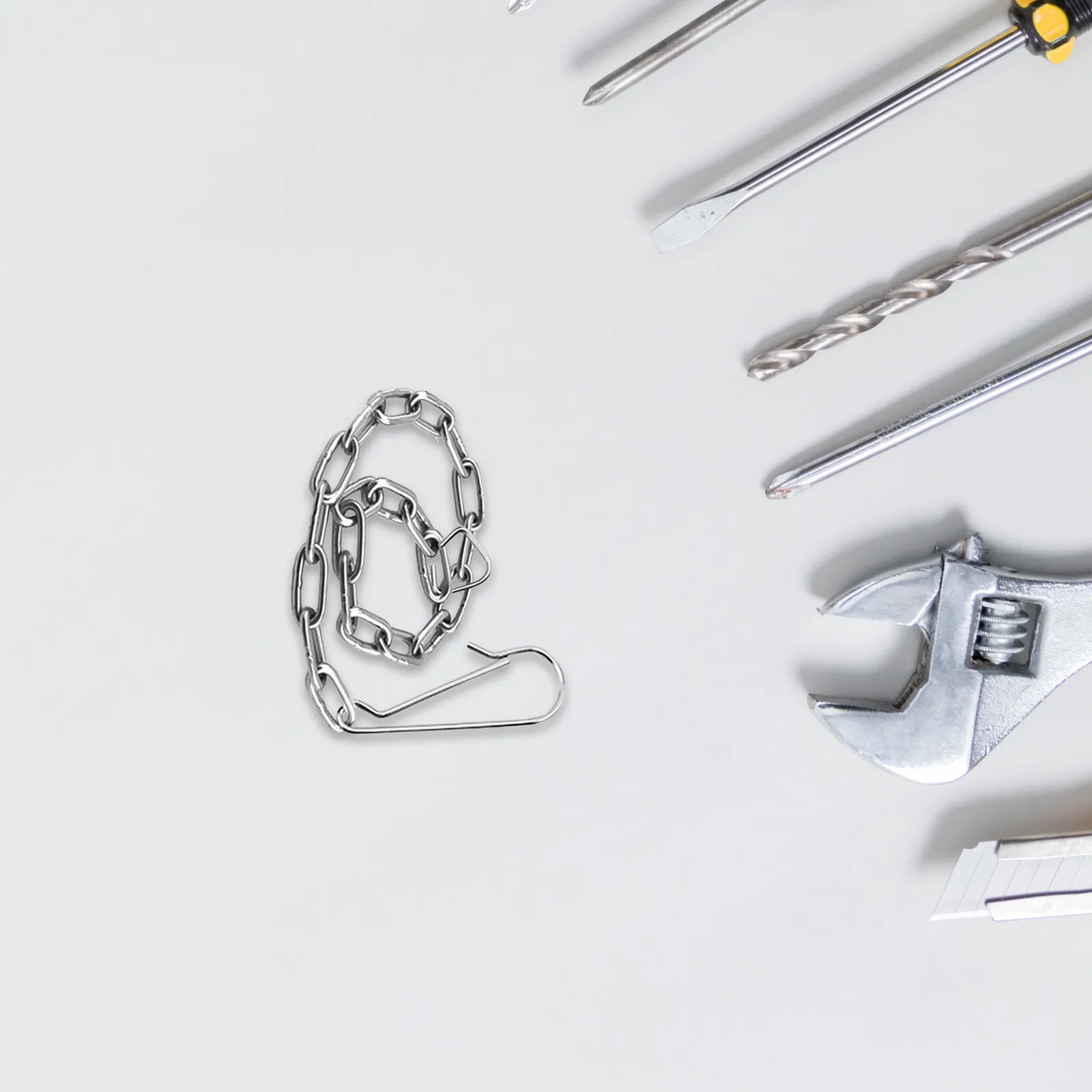 

Набор из 5 штук: цепочки для подъема клапанов унитаза из нержавеющей стали, премиум-класса, для ежедневного обслуживания унитазов