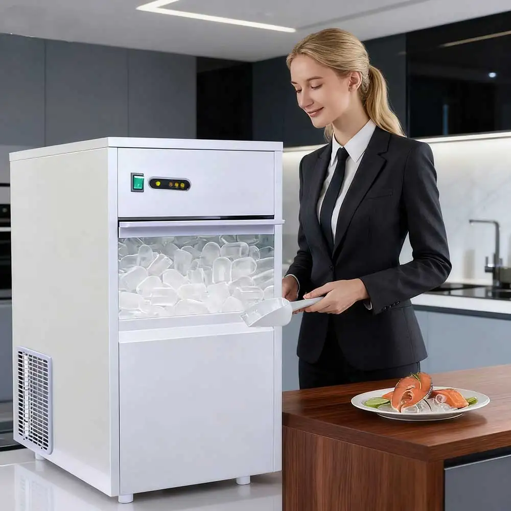 Advanced Smart Cooling 24-Hour Freestanding Multi-Function for Ice Maker Commercial Use High Productivity Dual Voltage