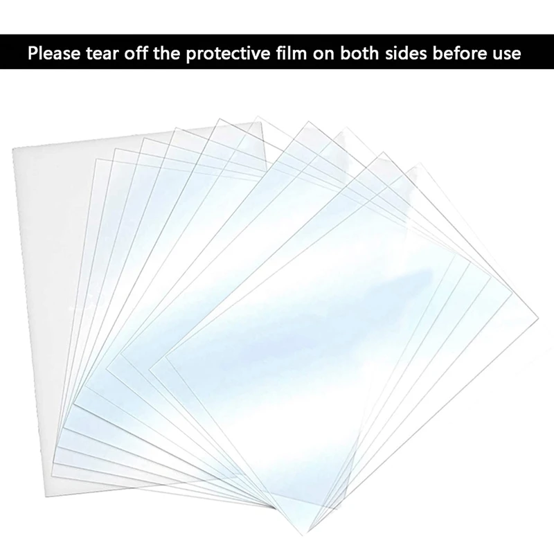 10PCS FEP Film Release Films 200Mm X 140Mm X 0.15Mm For Most Models 3D Printer