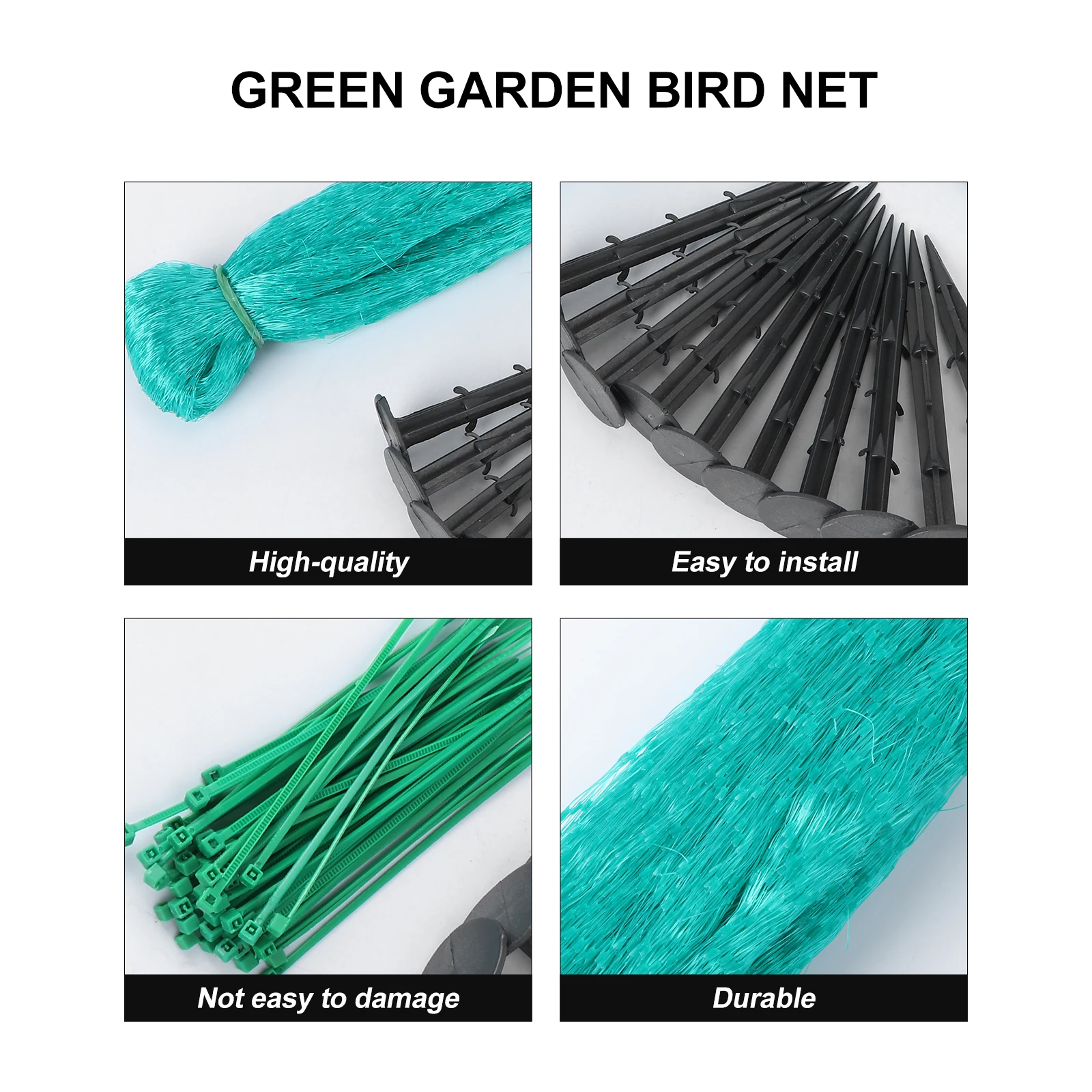 

Green Bird Net Large Mesh Farm Fencing Netting Protecting Trees Anti Bird Netting Garden Agriculture chard Vineyard Vegetable