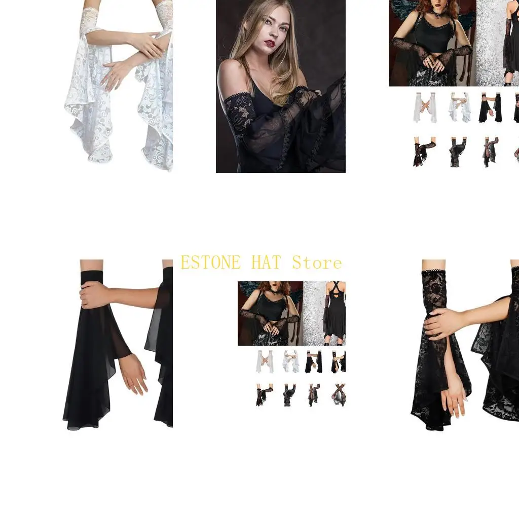 49mf-gothic-lace-sleeve-gloves-victorian-elegant-armwear-for-women-costume