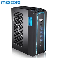 Msecore Intel Core I9-14900KF RTX5070 Dedicated Card Liquid Cooling Mini PC Windows 11 Gaming Desktop Computer DDR5 NVME WIFI6E
