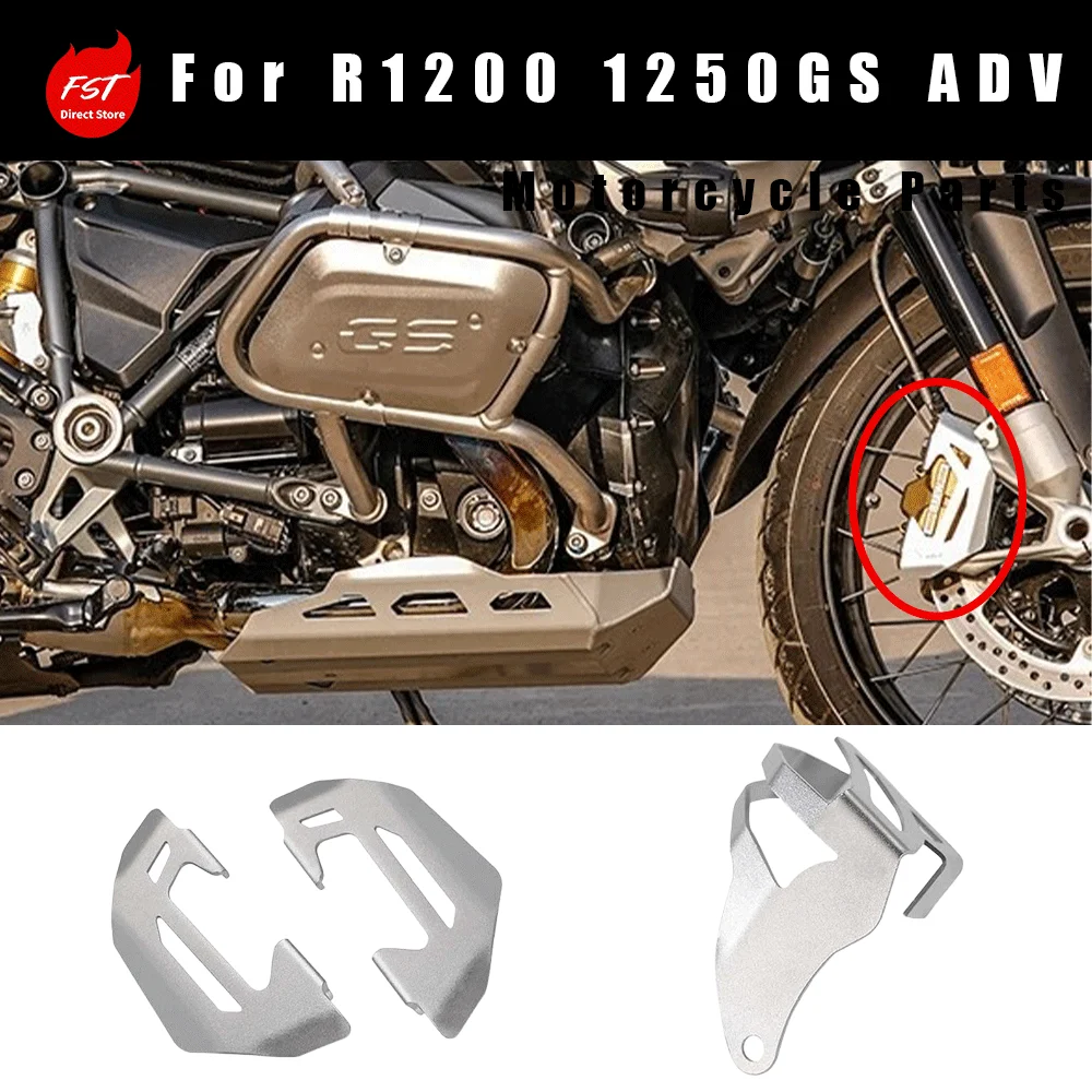 For  R1200GS R1250GS ADV Front Caliper Cover Rear Brake Reservoir Protection Kit