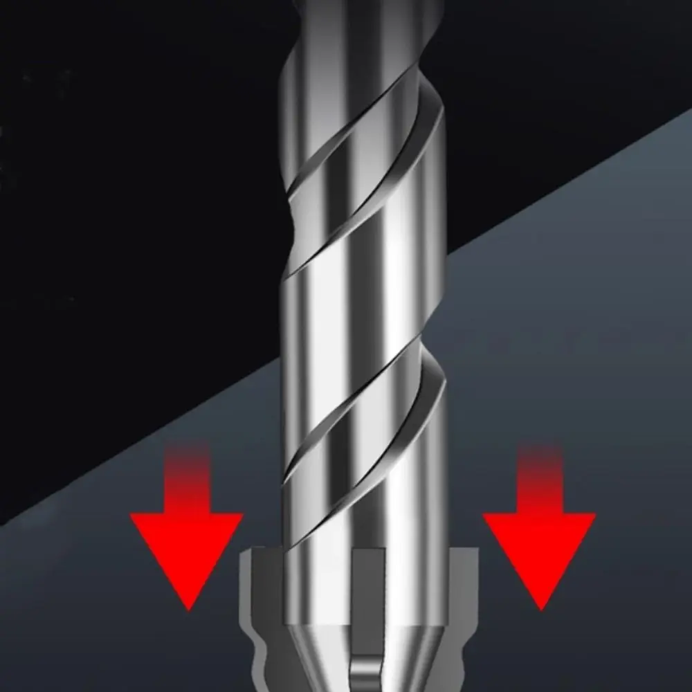 7 ชิ้น/เซ็ตความแข็งสูงชุดดอกสว่านกระเบื้องความแม่นยำสี่ขอบสี่ฟลูตดอกสว่านฟันเลื่อยทนต่อการสึกหรอรูปตัว U