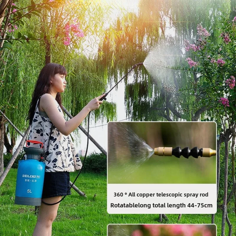 Manual Pressurized Sprayer Disinfection Special Spraying Device Compact Home Watering Can Ideal for Watering & Car Washing