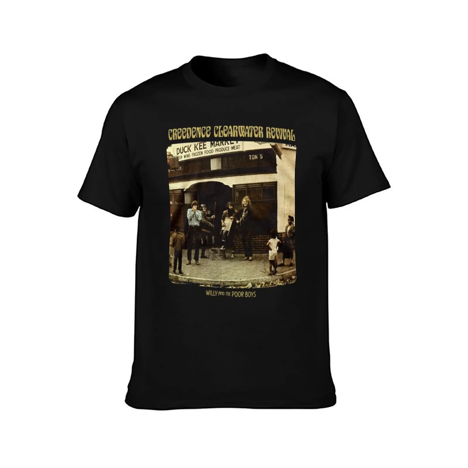 Creedence Clearwater T-Shirt Festival Casual Short Sleeve T-Shirt