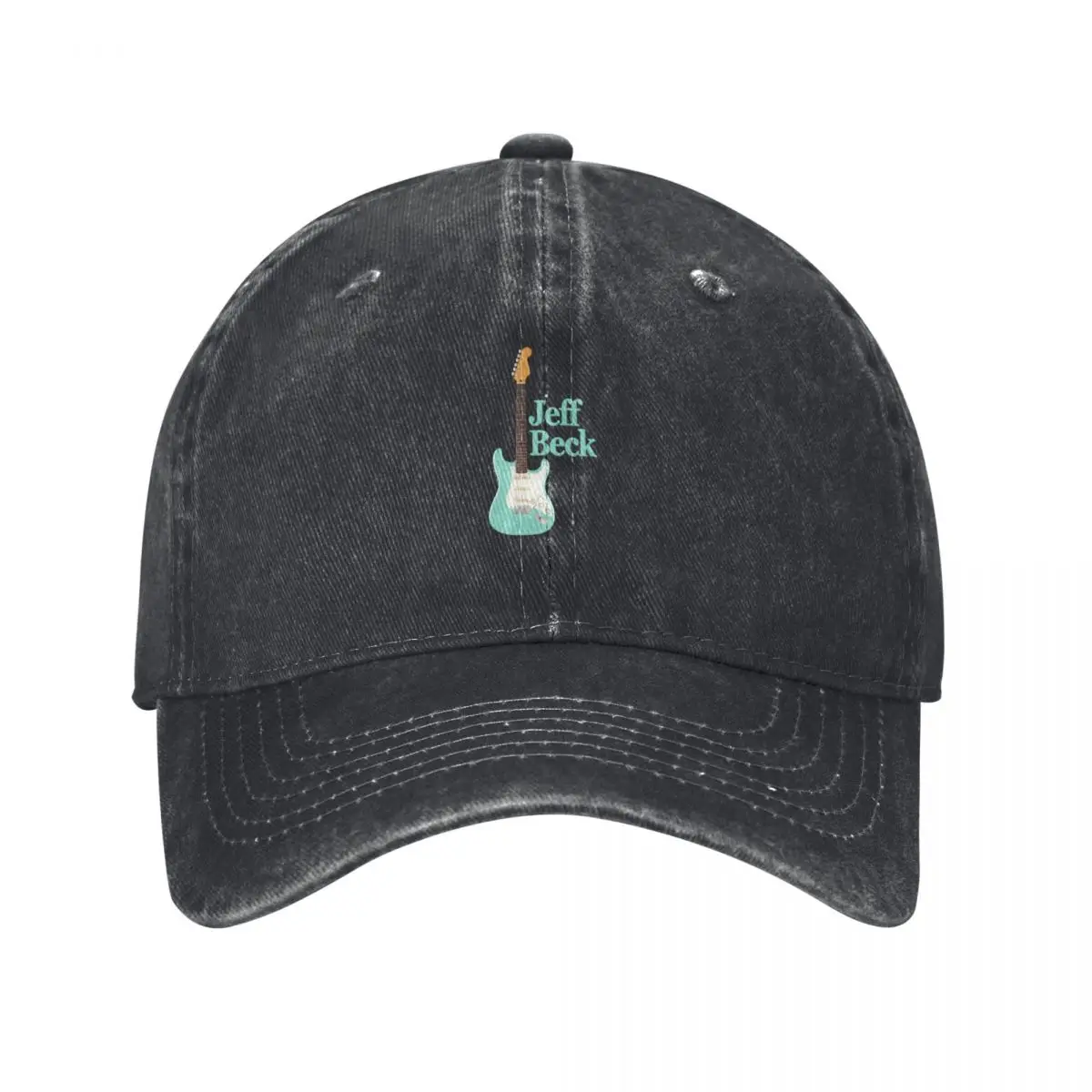 Surf Green Strat Electric Guitar Design 4 Racerback Fashion Baseball Cap Peaked Cap Men's Hat Women's Cap Women Hat