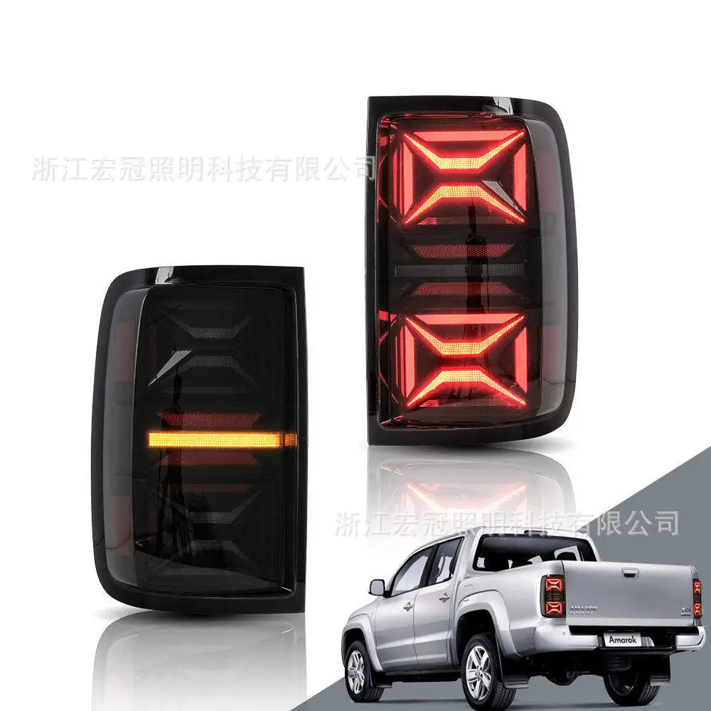 Car LED Taillight Fog Brake Running Lighting For Volkswagen Amarok 2010-UP High Beam DRL Rear Lamp Assembly Streamer Turn Signal