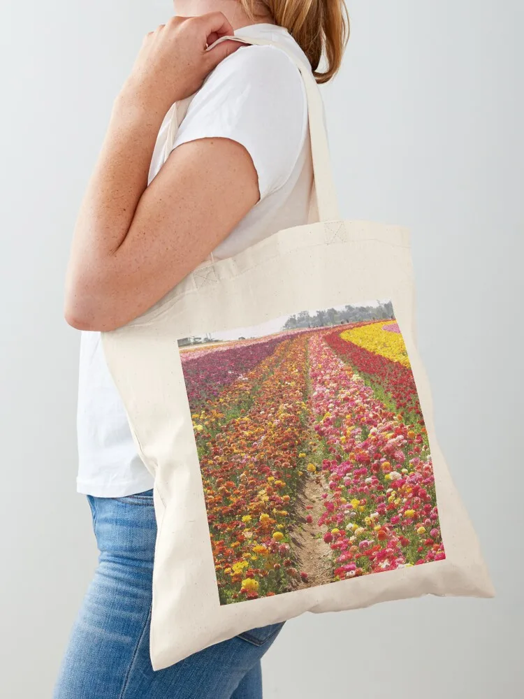 

Flower Fields Tote Bag canvas shopping bag Women's tote bag sac pour femme Women bags