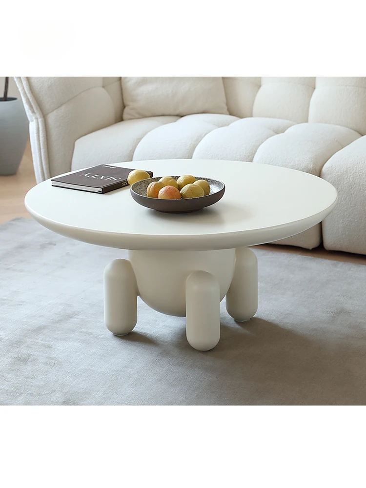 Gong Yu Designer Space Capsule Tea Table Small Round Table Personalized Small Unit Living Room Creative Rocket Tea Table Round