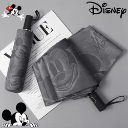 Disney Mickey Mouse Umbrella Anime Women Windproof Rainproof Sunscreen Lightweight Umbrella Cartoon Folding Sun Umbrella Gifts