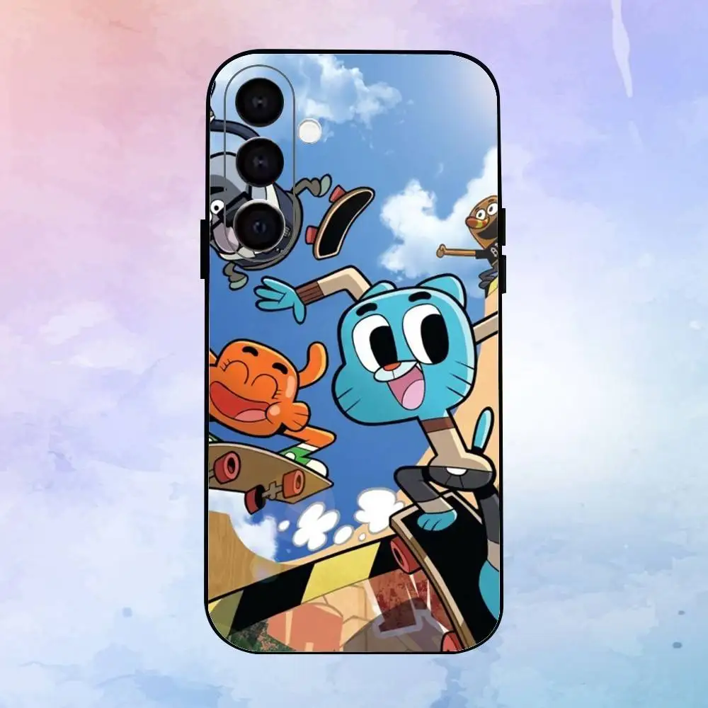 حافظة هاتف G-UMBALL مذهلة لهاتف سامسونج جالاكسي A73، A72، A71، A70، A53، A52، A51، أخرى غلاف أسود ناعم #2