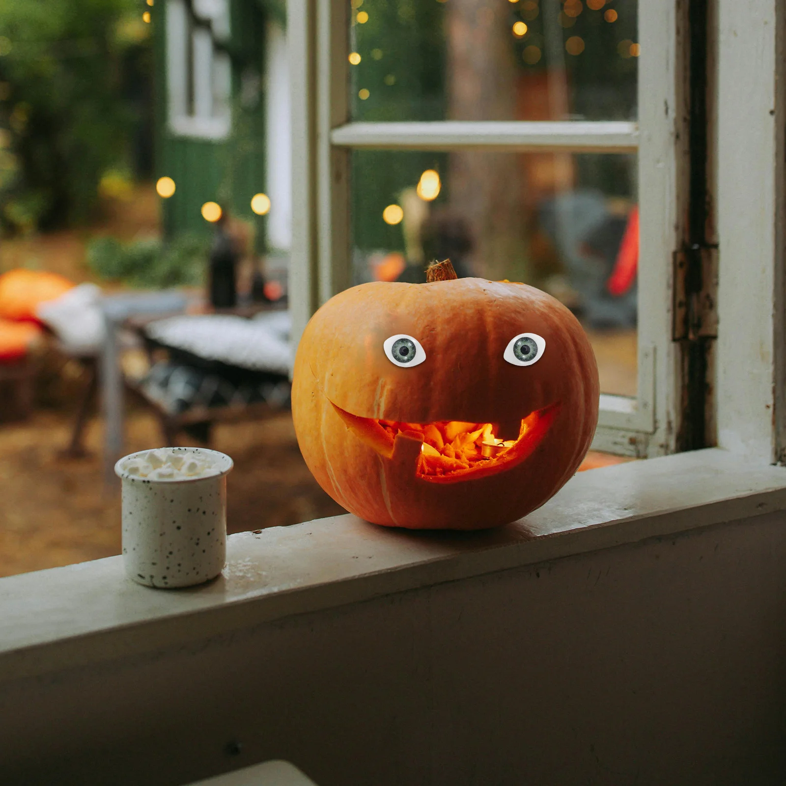 

100Pcs Acrylic Hemispherical Eyeballs Realistic Craft Eyes Smooth Safety Finish for DIY Animal Clay Modeling Decoration Jewelry