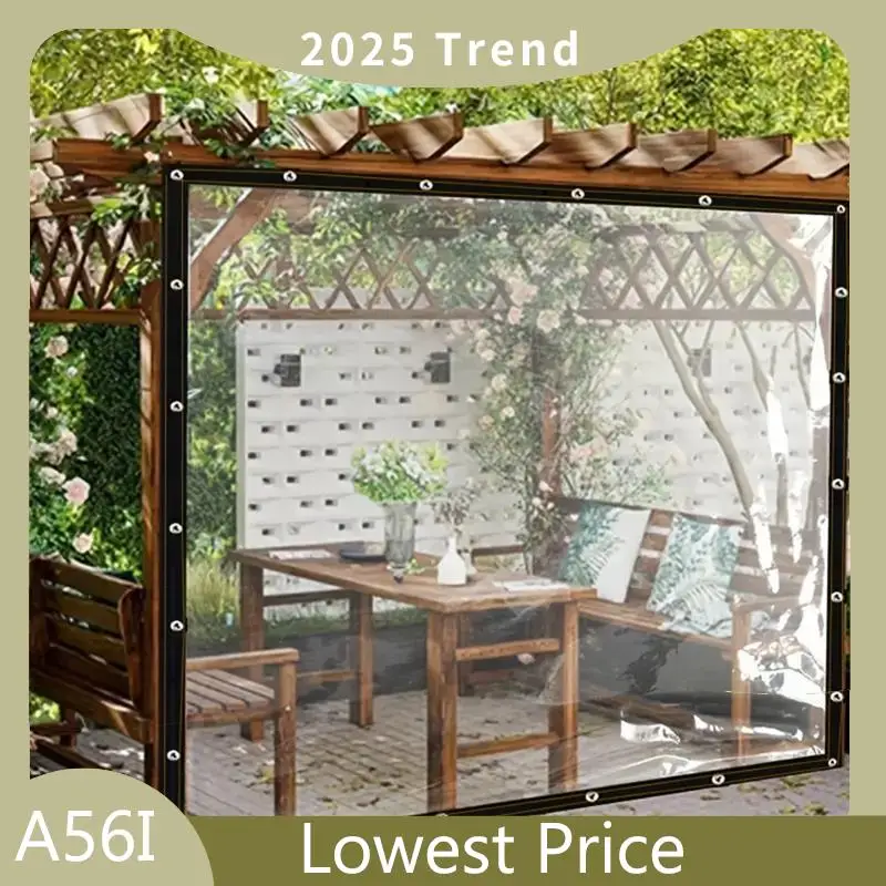 ABDD Transparent Rainproof Shading Cloth Light-Weight Waterproof Cover Pe Film For Balcony Garden Juicy Plant Shed