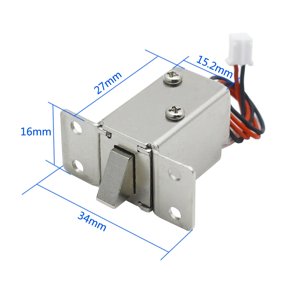 Ultra-small electric lock mini electric lock DC6v12v drawer door lock solenoid release assembly electromagnetic lock
