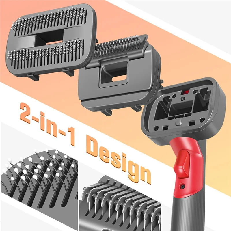 

B83B-2-In-1 Dog Hair Vacuum Brush For Grooming & Shedding For Dyson Gen5, V15, V12, V11, V10, V8, V7 Removes Loose Hair