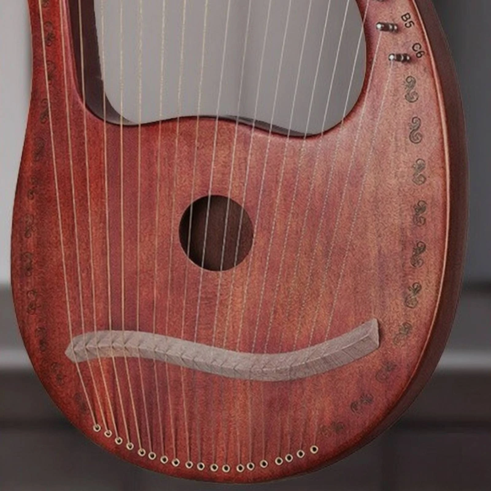 กล่องฮาร์ปพร้อมสาย 19 เส้น เคร - Musical Instrument Harp บทวิจารณ์และราคา