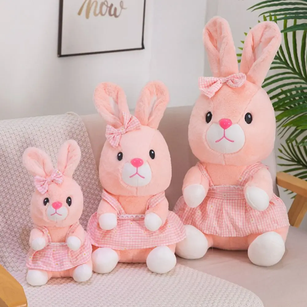 

PP Cotton Rabbit Plush Toys Fluffy Collection Pink Rabbit Plush Doll Comfortable Soft Rabbit Stuffed Toy Decorate Present