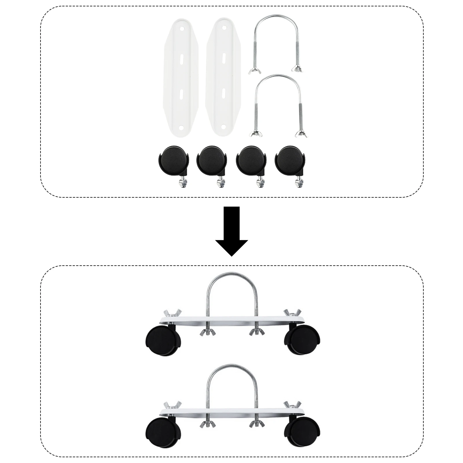 Easily Transport Your Electric Heater with the Convenient Oil Ting Hydroelectric Radiator Stand on Rotating Wheels