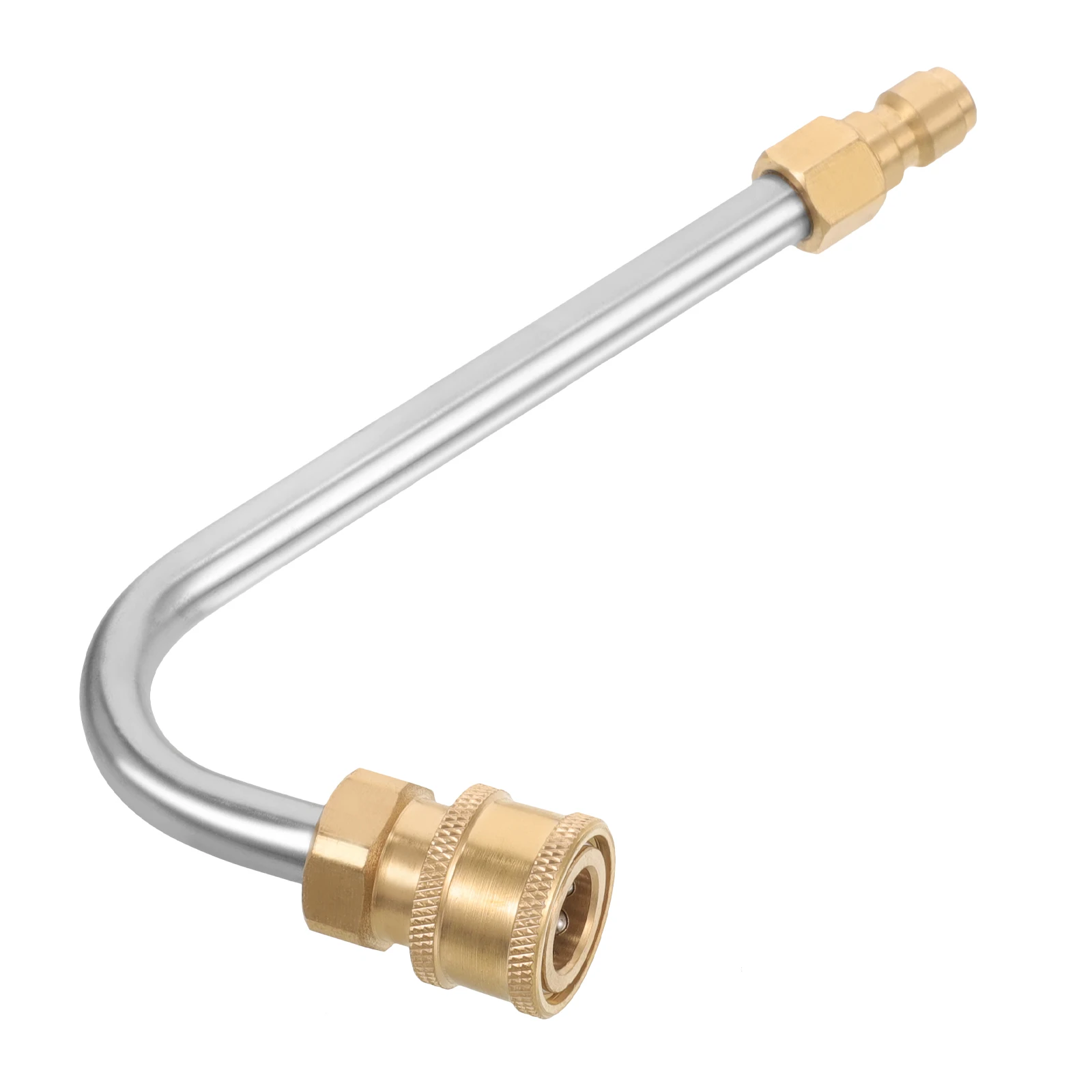 

Coupler Cleaning Rod Extension Bend Pole Power Washer Rods High Pressure Adapter Portable
