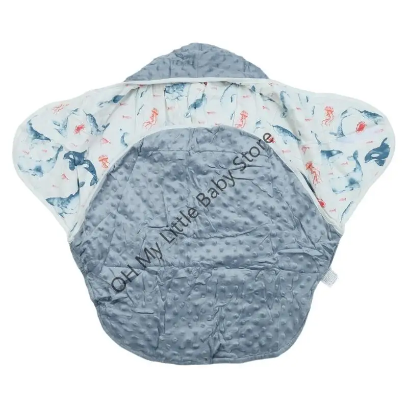 M76C القطن شيالة أطفال لعربات الأطفال ومقاعد السيارة قابلة للغسل في الغسالة لحديثي الولادة بطانية متعددة الوظائف شيالة أطفال