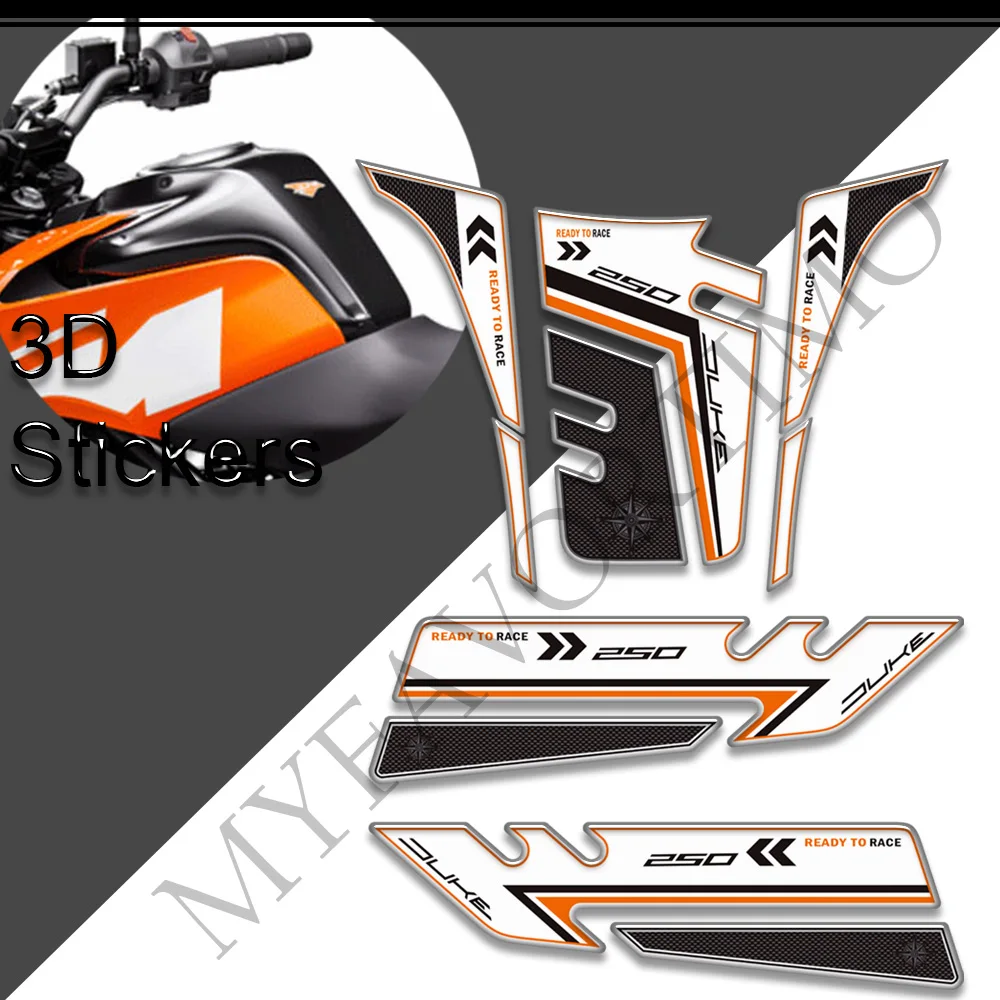 For 250 Motorcycle Stickers Decals Tank Pad Grips Protection Knee 2011 - 2018 2019 2020 2021 2022