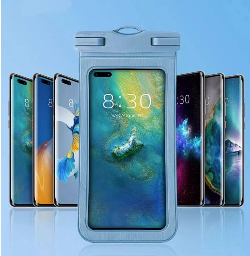 Waterproof Mobile Phone Bag with Touchscreen High Transparency Swimming & Diving Protective Case can Take Photos