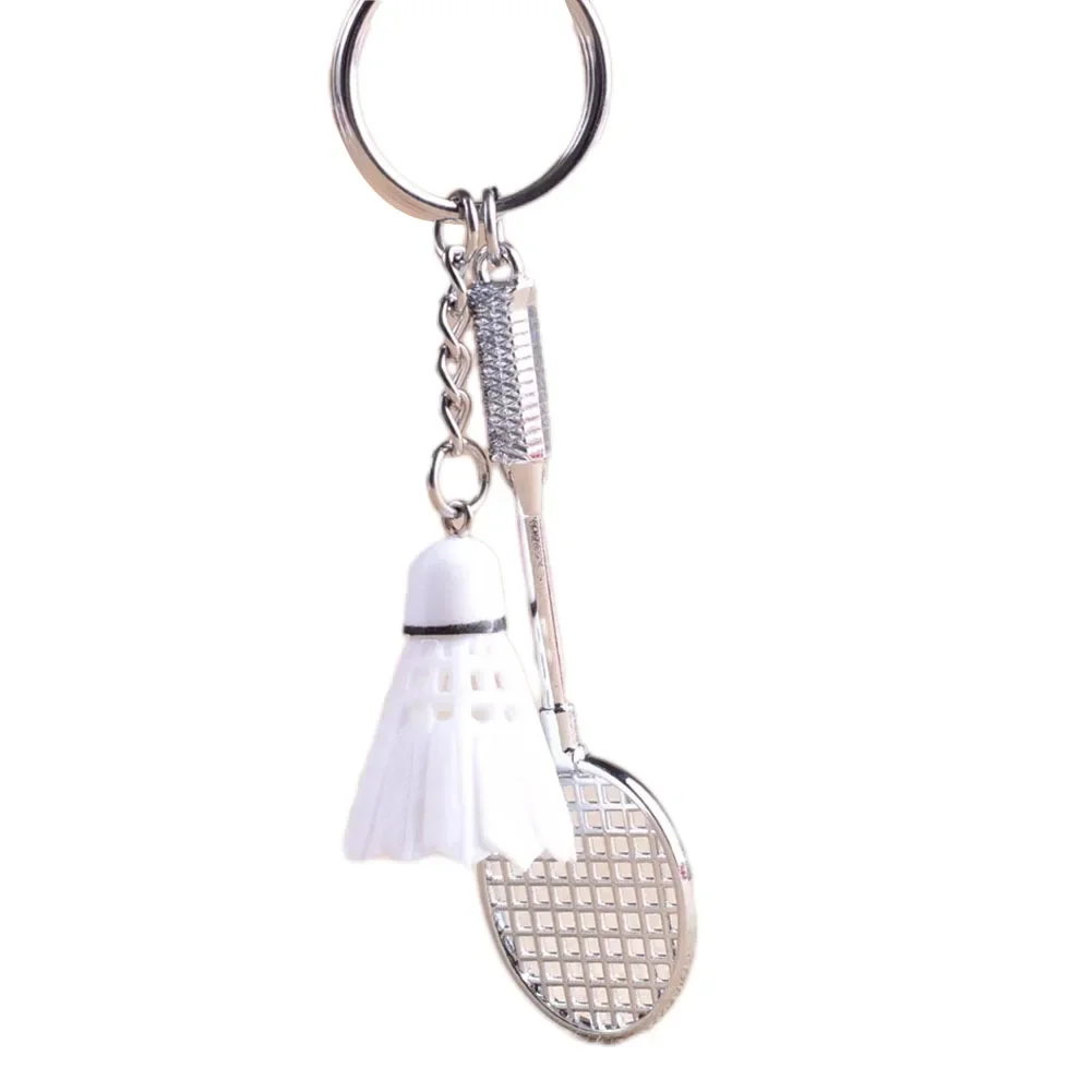 Badminton Racket Keychain Cool Swag Pendant Daily Life Accessory Keychain Collectors Party Accessory Attention To Detail