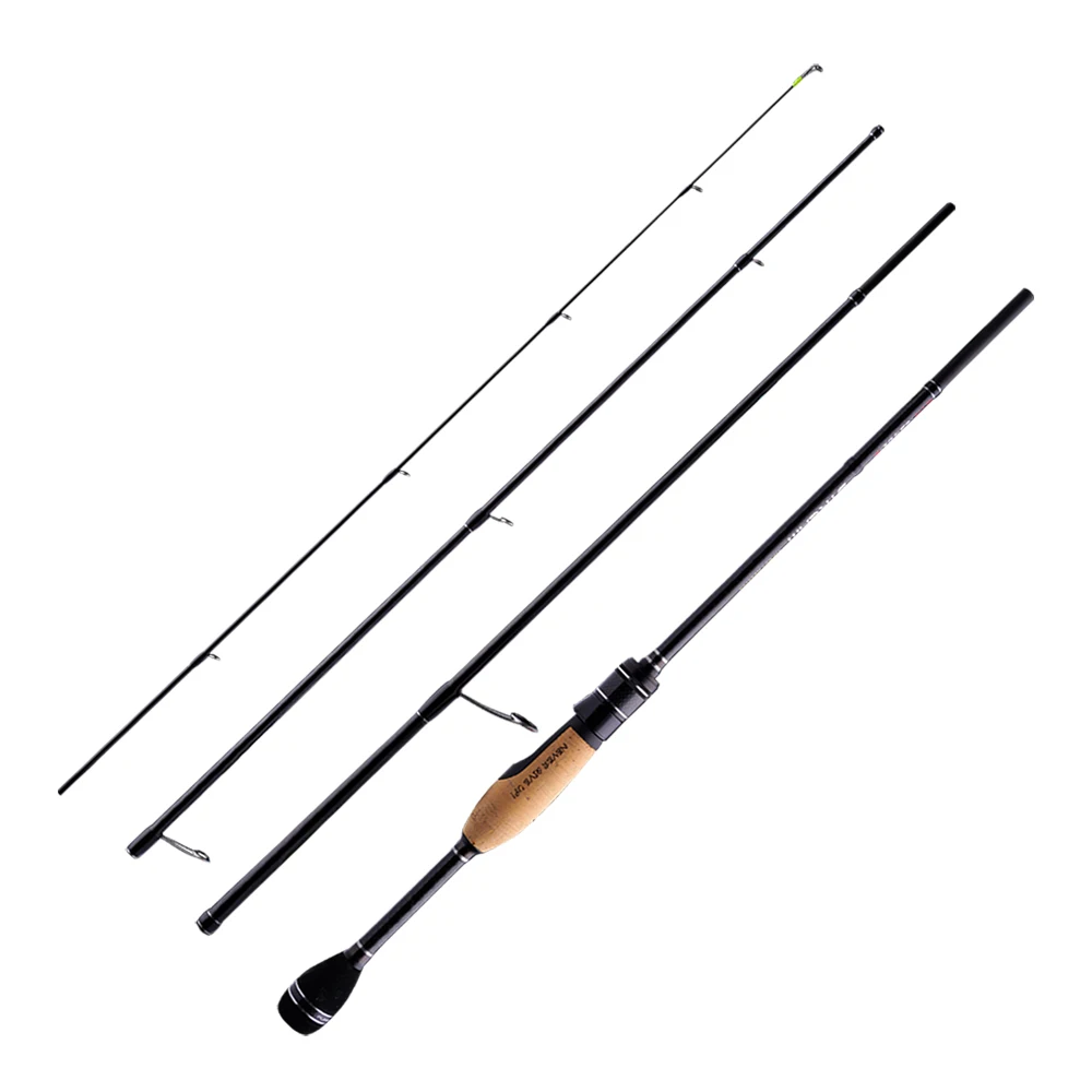 Ultralight 1.98m 2.01m Partner pike Bass Trout Spinning Casting Fishing Rod Fast Action Soft Bait Travel Rod