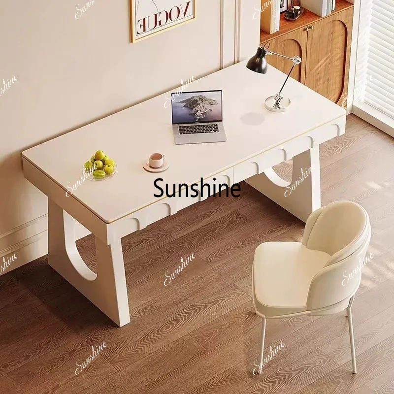 Light luxury modern simple desk living room large desk computer deskTJ