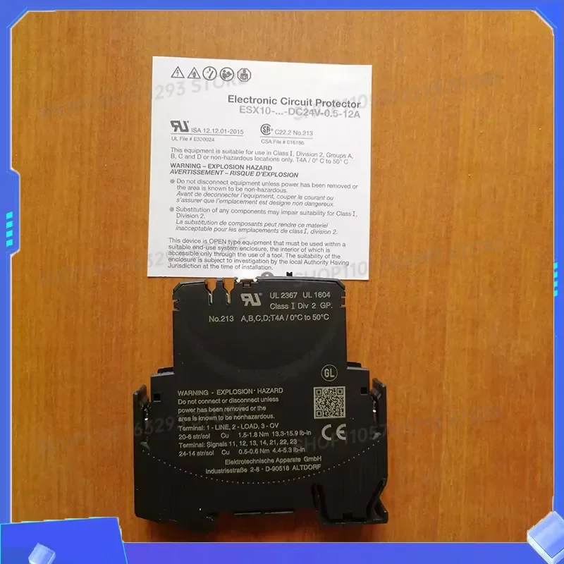 for ETA Automatic Circuit Breaker Switch Spot Power Switch 4A ESX10-TB-101-DC24V-6A 1PC New