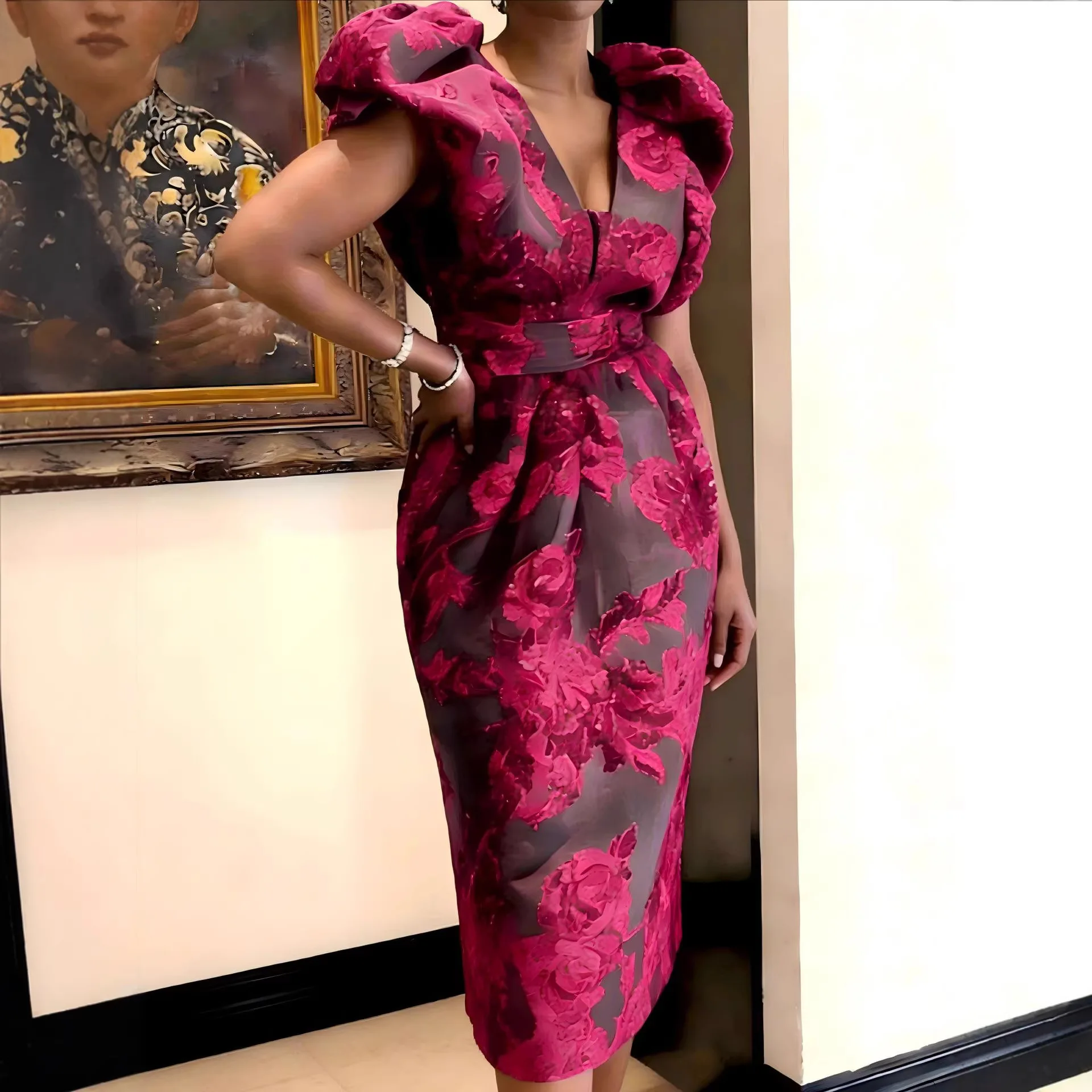 Abito da Cocktail QMANSHA Plus - Midi Dress recensione e prezzo