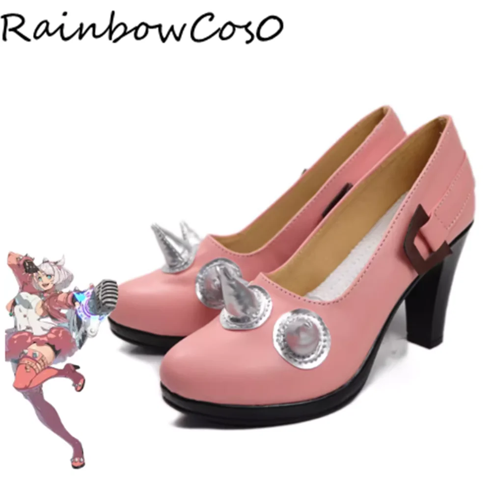 Elphelt Valentine Guilty Gear Cosplay chaussures bottes jeu Anime fête Halloween RainbowCos0 W5339