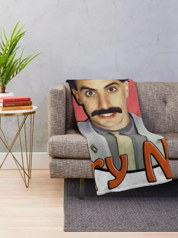 Borat, Very Nice! Throw Blanket Weighted Flannel Blankets