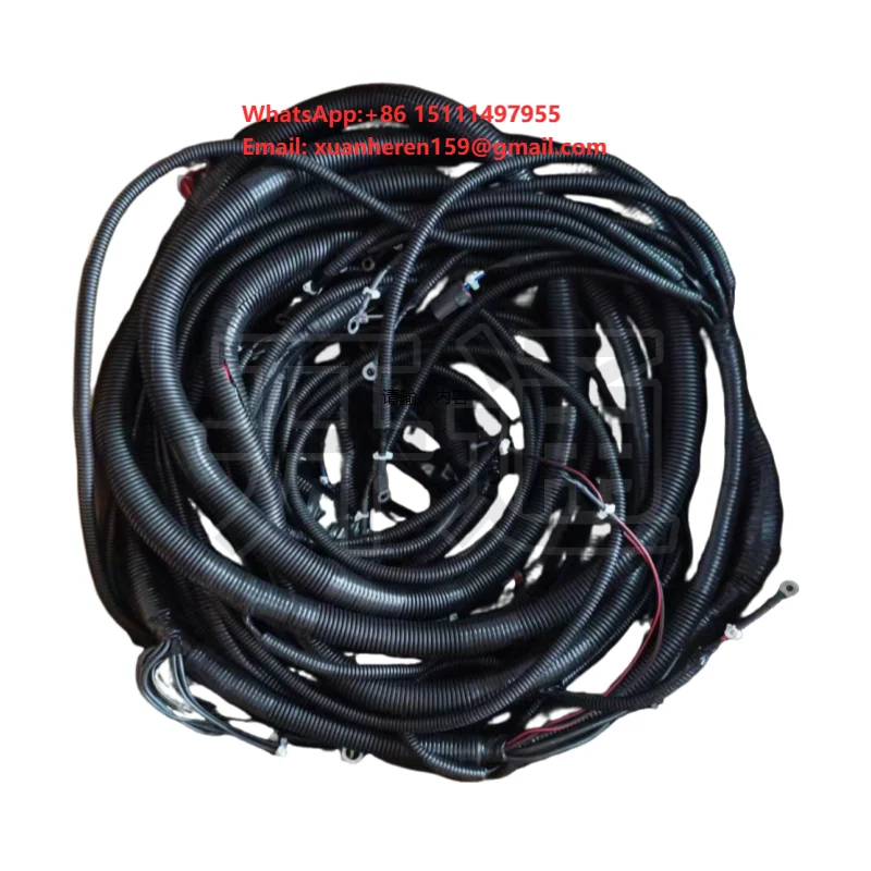 Heavy Duty Engine Wiring Harness 21N-06-41432 for Excavator PC1250-8 Construction Machinery Parts High Quality 3 Months
