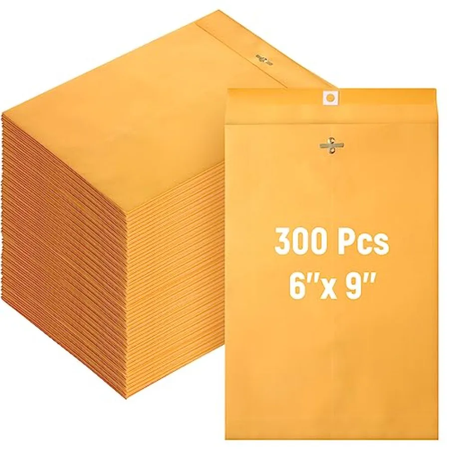 

Конверты Манилла с застежкой, оптом, коричневые, крафт, для каталогов и писем, с клеевым клапаном и клеевым клапаном-застежкой, бумага плотностью 28 фунтов