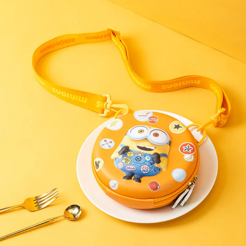 

Universal Studios Minions Cute Crossbody Bag for Kids Children Shoulder Bag Lightweight Casual Daily Mini Purse Cartoon