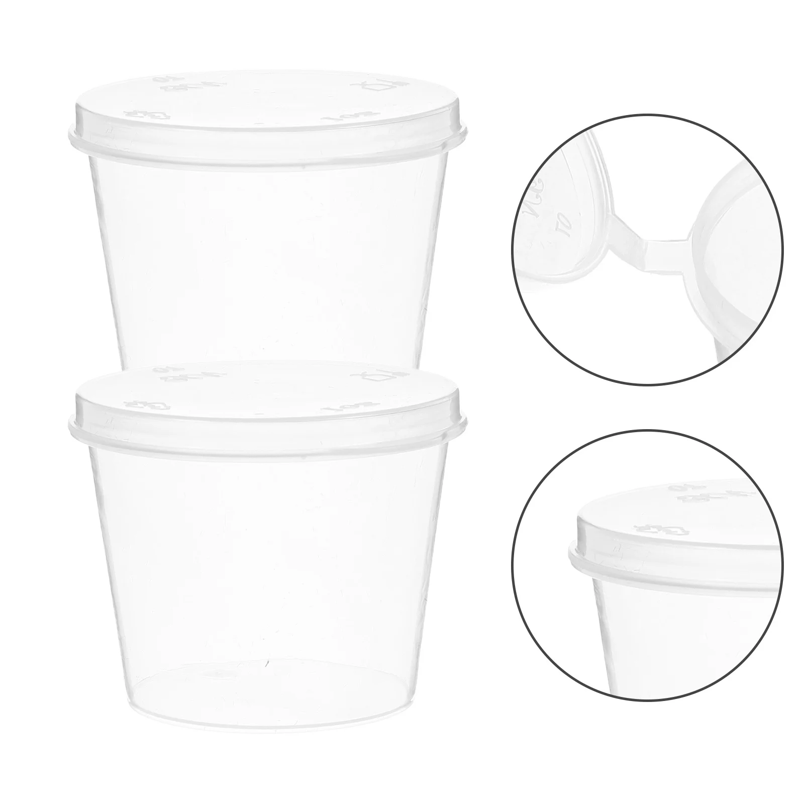 

50pcs Spice Containers Clear Seasoning Shakers Transparent Spice Jars Compact Condiment Storage Leakproof Hinged Lid Reusable Pp